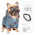 thumbnail image 2 of Bingfone Independence With Gnome Dog Clothes Hoodie, Pet Winter Coat,Puppy Sweatshirts for Small Dogs Boy Girl,Suitable for All Breeds-Large, 2 of 6