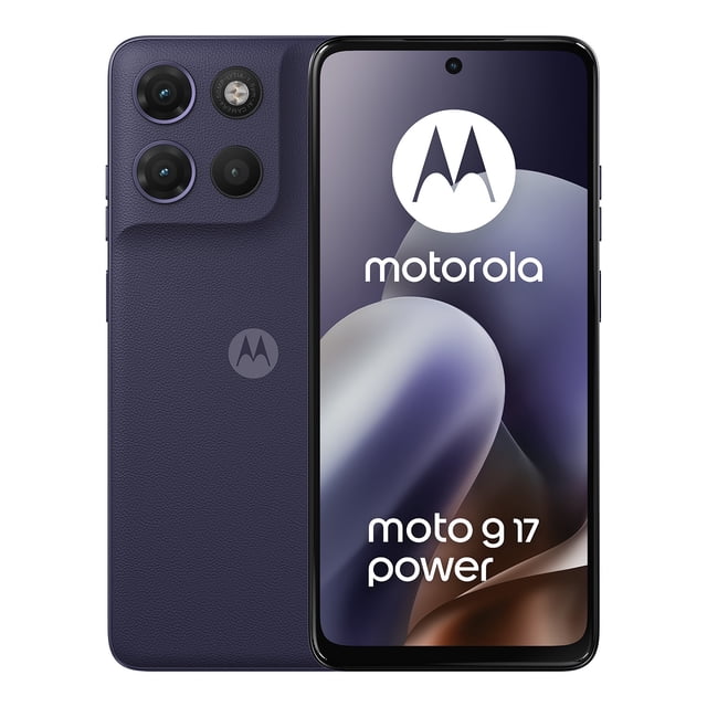 Smartphone Motorola G17 Power 256 GB Arándano Desbloqueado