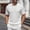 #0264-White, variant on Ceisia Men Solid Knit Polo Shirt Short Sleeve Lapel Collar Chest Pocket Slim Fit Breathable Daily Casual Going Out Tops Green L Gift
