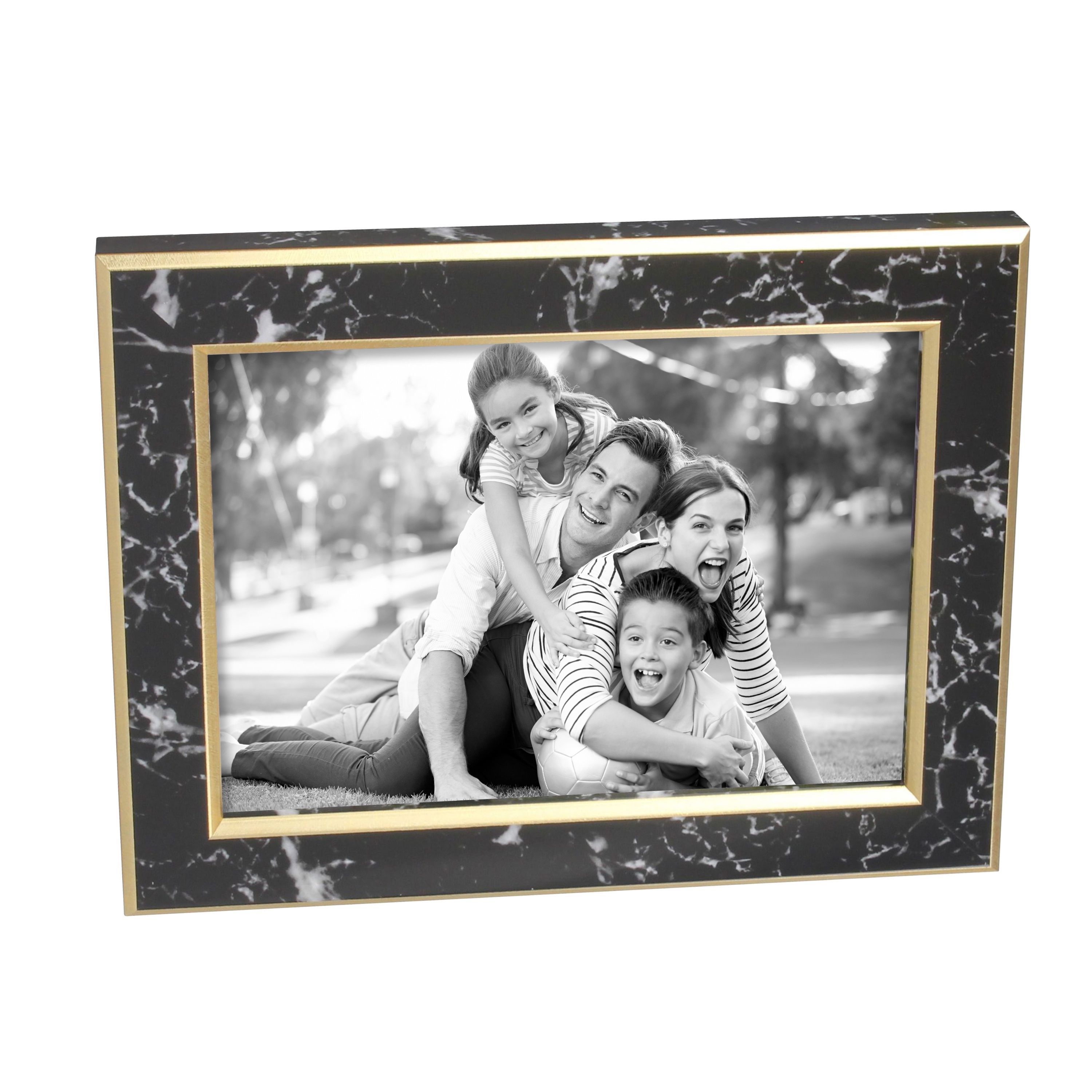 Better Homes & Gardens 5 x 7 Rectangle Plastic Picture Frame, Black