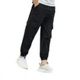 thumbnail image 3 of Pantalones de niño de secado rápido, transpirables, sensación fresca, pantalones casuales con múltiples bolsillos para actividades al aire libre, 150cm, 3 of 5