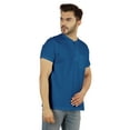 thumbnail image 2 of Inkmeso Solid Henley T-Shirt For Mens Cotton Short Sleeve Tee Shirts Pocket Shirt, 2 of 6