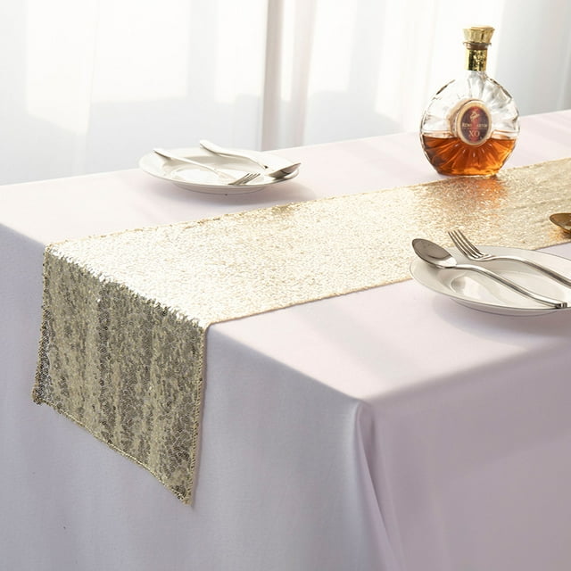 Table Runner "Gold Sequin Tablecloth Table Tape"
