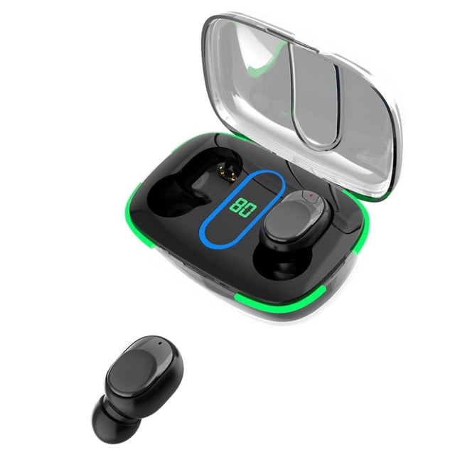Auriculares Bluetooth A6S, miniauriculares deportivos inalámbricos digitales binaurales TWS 5.1