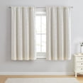 thumbnail image 6 of Better Homes & Gardens Leaves Rod Pocket Blackout Curtain Panel, 1-Piece, White, 50" W x 63" L, 6 of 7