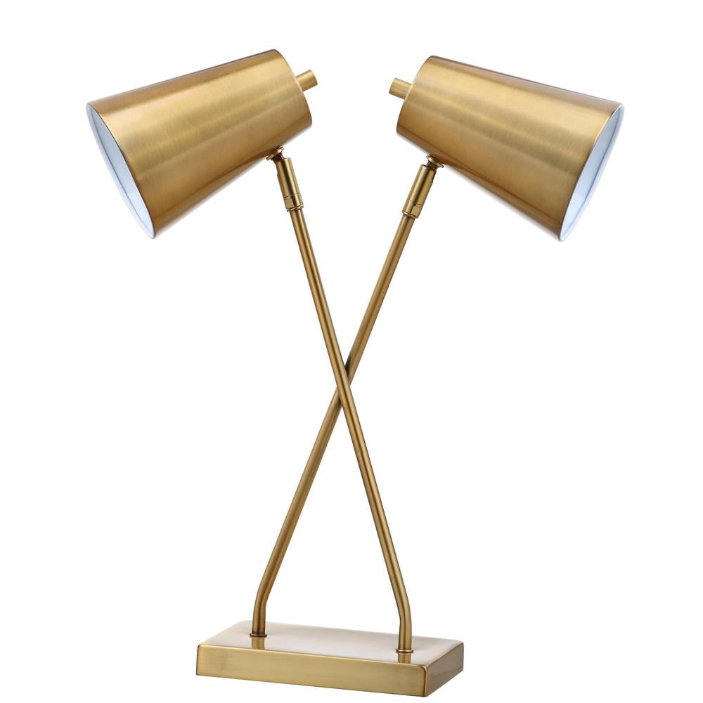Safavieh Kera 20 in. High Double Light Table Lamp, Gold