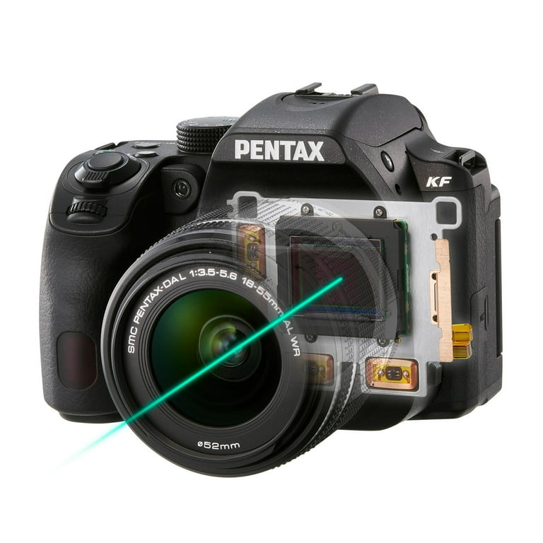 Pentax KF DSLR Camera Kit (Black) with 18-55mm F3.5-5.6 AL WR Lens