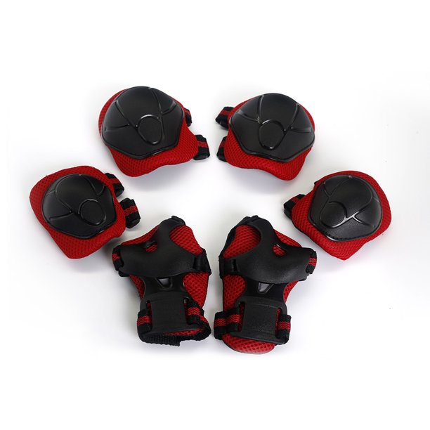 Lixada 6PCS Brace Kids Youth Cycling Roller Skating Skateboard Elbow