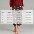 thumbnail image 3 of Zynoxe Womens Capri Pants Lounge Straight Breathable Halloween Printed Elastic Waist Plus Size Trousers with Pockets Trendy Streetwear Pajama Pants, 3 of 5