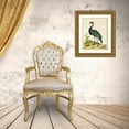 thumbnail image 3 of Unknown 15x18 Gold Ornate Wood Framed with Double Matting Museum Art Print Titled - Heron Portrait II, 3 of 4