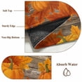thumbnail image 6 of Rectangle Area Rugs 3 x 5 Ft, Orange Fall Non-Slip Residential Carpet, Pumpkins Thanksgiving Maple Leaf Indoor Crawling Mats Runner Rugs for Living Room/Dining Room/Bedroom, 6 of 8