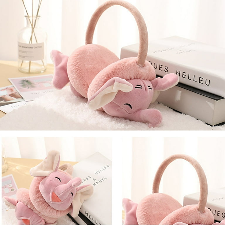 Techinal Winter Fashion Faux Fur Lovely Elephant EarMuffs Ear