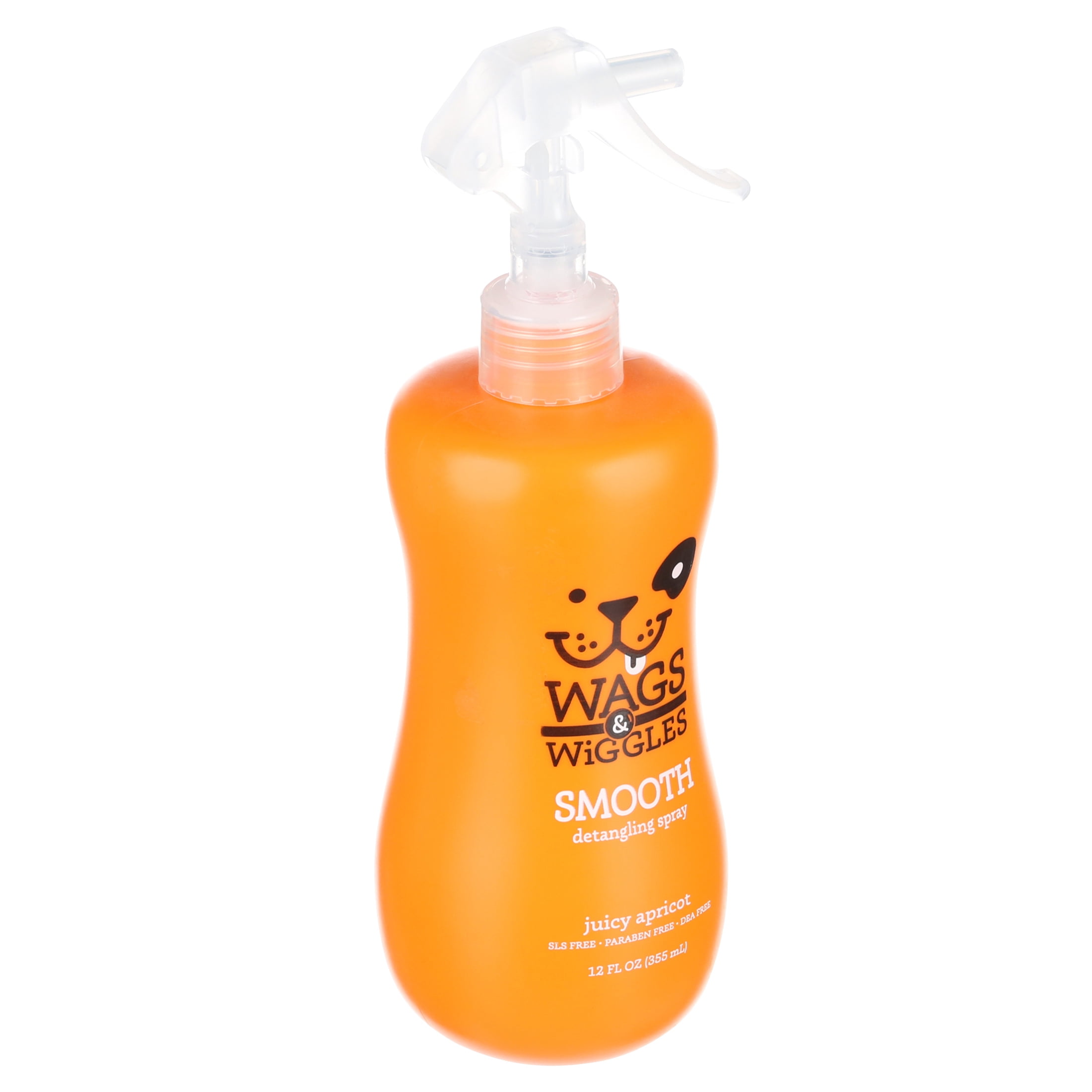 Wags & Wiggles Smooth Detangling Spray Juicy Apricot Scent 12 Ounces