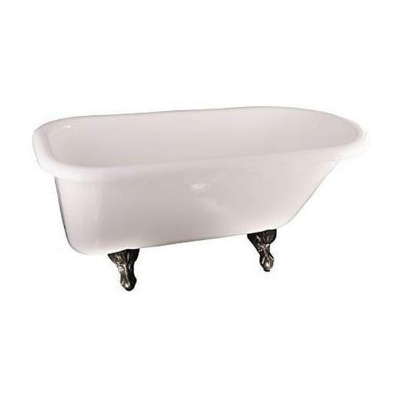 BarclayAsia Dbl Acrylic Roll Top WH