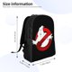 thumbnail image 3 of Mochila de viaje para portátil de Los Cazafantasmas, mochila escolar negra informal para el trabajo y la universidad, ideal como regalo para hombres, mujeres y estudiantes., 3 of 5
