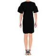 thumbnail image 2 of Ralph Lauren Womens Pranang Bell Sweater Dress, Black, Medium, 2 of 2