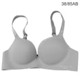 thumbnail image 1 of Sujetador sin costuras para mujer, ropa interior inalámbrica con letras, copa fina, sujetador Hacer subir para niñas, gris plateado, 38 / 85AB Scienceny AP001148-16B, 1 of 7