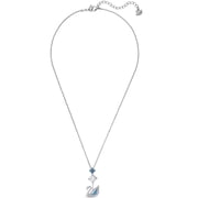 Swarovski Dazzling Silver/Blue Swan Necklace