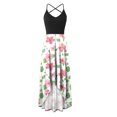 thumbnail image 4 of SMihono Robe d'Été Grande Taille pour Femmes 2023 Robes d'Été Grande Taille Manches Courtes Ample Florale Longues Robes d'Été Boho, 4 of 5