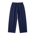 thumbnail image 2 of Coerni Boy's Athletic Sweatpants Wide Leg Casual Fall Letter Sports Elastic Waist Baggy Pants Kids' Youth Open Bottom Sweatpant, 2 of 4