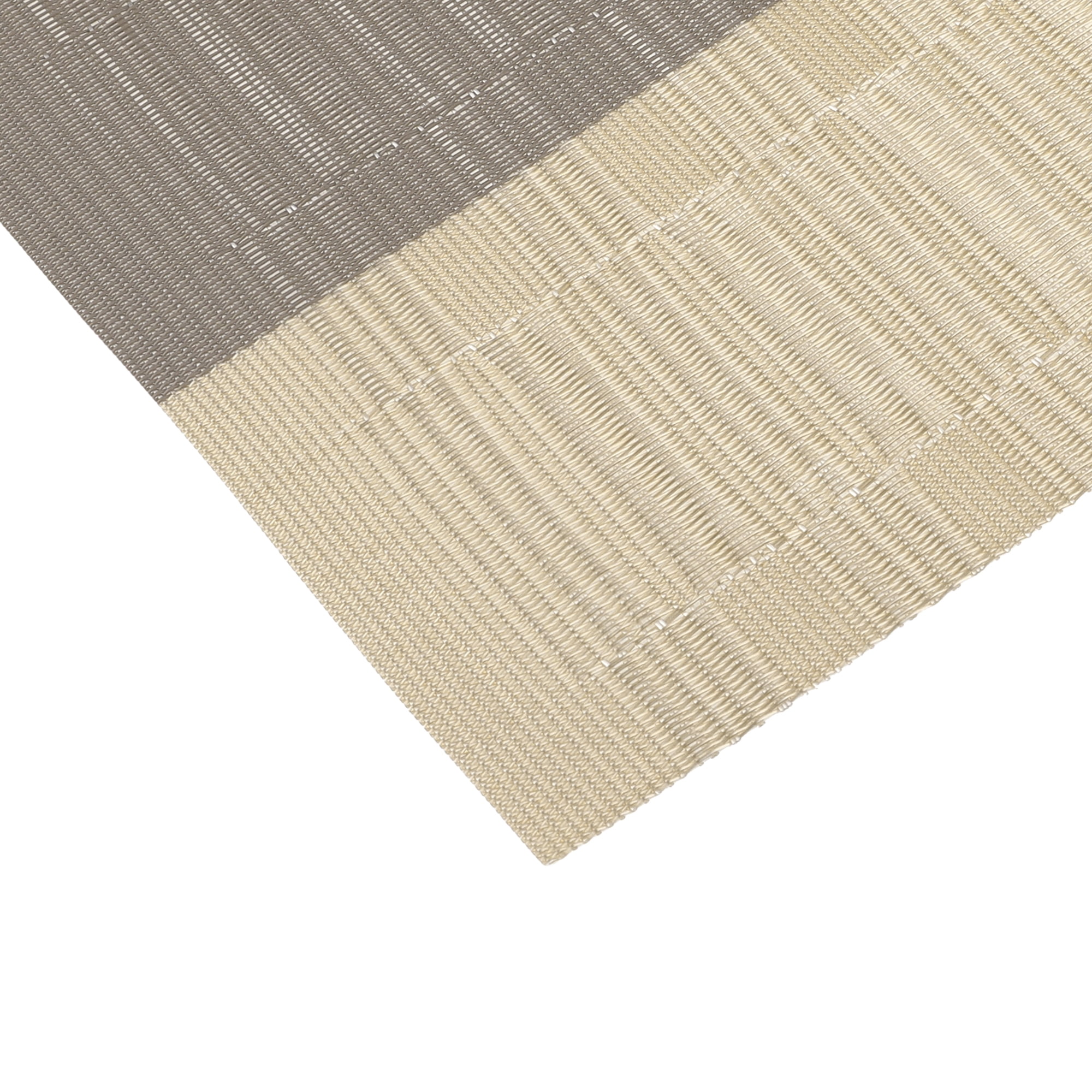 Unique Bargains Placemats Set of 6, Heat-Resistant Placemat, Polyvinyl Chloride Place Mats Grey White 18x12 inch