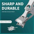 thumbnail image 7 of Nail Clippers for Men, Stainless Steel Large Large Opening Nail Clippers Nail Clippers Elderly Multifunctional Slant Trimming Nail Clippers Portable, 7 of 7