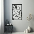 thumbnail image 3 of LaModaHome Exclusive Couple Hugging Metal Wall Art – Durable & Artistic Metal Wall Art for Home and Office Decor, Perfect for Any Interior Design Aesthetic, 3 of 5