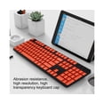 thumbnail image 4 of 104Pcs ABS Backlight Wear-resistant Key Caps Replacement Keyboard Accessories - Black, 4 of 5