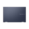 thumbnail image 4 of ASUS VivoBook Go 14 Flip Thin and Light 2-in-1 Laptop, 14” HD Touch, Intel Celeron N4500 CPU, UHD Graphics, 4GB RAM, 64GB eMMC, NumberPad, Windows 11 Home in S mode, Quiet Blue, J1400KA-DS02T, 4 of 8