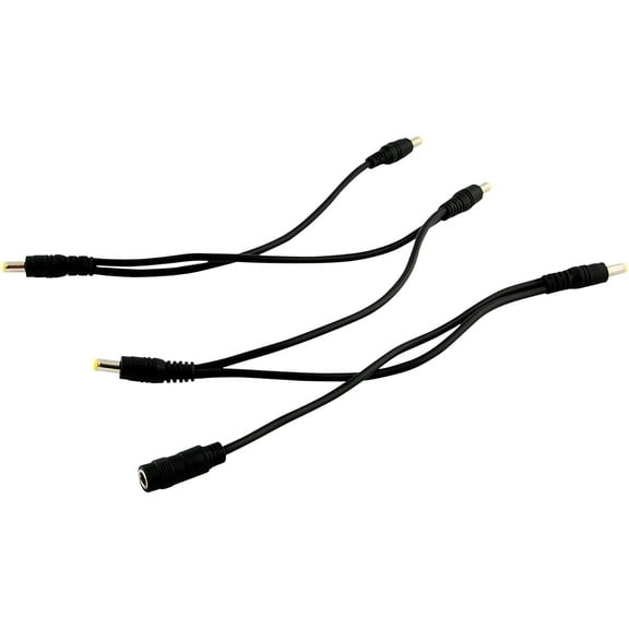 JacobsParts 1:5 DC Daisy-Chain Power Splitter Cable 1 Female to 5 Male 5.5x2.1mm