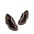 thumbnail image 4 of Zapatos DREAM PAIRS Mocasines con Plataforma y Tacón Grueso Marrón Talla 9.5, 4 of 7