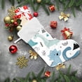 thumbnail image 6 of Coolnut 1PCS Christmas Stocking Funny Dinosaur Tree Xmas Stockings Decoration for Family Holiday Party Ornaments Decor Fireplace, 17.7 x 12 Inch, 6 of 7