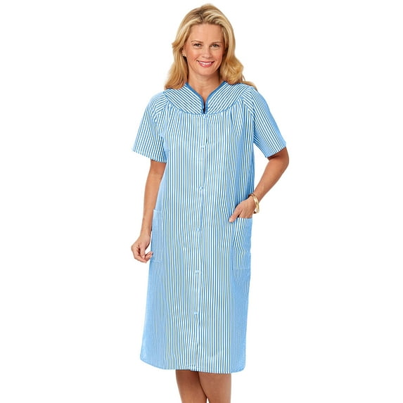 Seersucker House Coat and House Dress Duster