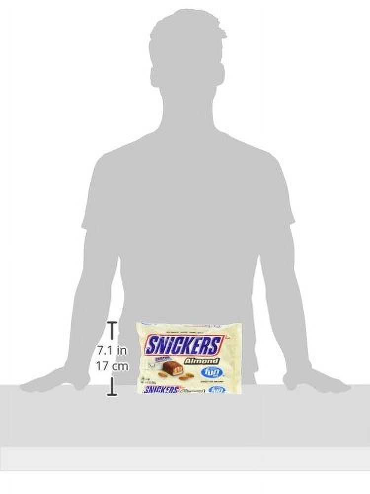 Almond Fun Size Chocolate Candy Bars 10.23-Ounce Bag (Pack of 6)