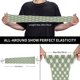 thumbnail image 3 of Balery Daisy Plaid Green Mangas Refrescantes para Brazos para Hombre y Mujer – Transpirables y Absorbentes de Humedad para Mujeres, Hombres y Niños, 3 of 7