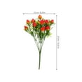 thumbnail image 3 of TOYMYTOY Realistic Red PVC Fake Strawberry Bunch for Vase Filling 5Pcs, 3 of 6