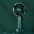thumbnail image 2 of Ventilador eléctrico de mano USB 4000mAh Pantalla digital Ventilador enfriador de aire de escritorio (Verde), 2 of 6