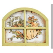 Angle View: Pfaltzgraff Plymouth Give Thanks Arched Window Pane