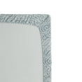 thumbnail image 2 of Ambesonne Victorian Fitted Sheet, Swirled Floral Lines, Twin XL Size, Pale Blue White, 2 of 2