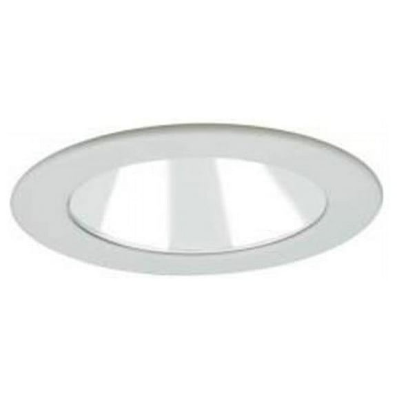 Low Voltage Adjustable Open Reflector Trim, Chrome Reflector, White Trim
