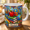 Black, variant on First Day of School Student Mug, Stained Glass Style Apple Backpack Coffee Cup