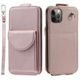 thumbnail image 2 of Designed for iPhone 14 Pro Wallet Case, Premium PU Leather Photo/Card/Cash Slots Kickstand Magnetic Snap Flip Case Cover with Crossbody Strap & Lanyard for iPhone 14 Pro, Rosegold, 2 of 12