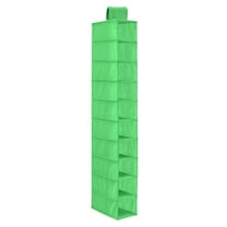 Pompotops 10 Pockets Non-woven Fabric Dust-proof Shoe Clothes Hanging Storage Rack Shelf Door Wardrobe Hanger Organizer 15cm Wide, Home Savings!