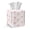 Beige-Bow Stars, variant on Kuiaobaty Aztec Cactus Print Tissue Box Cover Highland Cow Print Tissue Box Holder Napkin Holder Easy Refill Tissue Cover Facial Paper Storage Accessories for Bedroom Kitchen Office RV