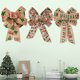 thumbnail image 2 of Adornos de lino Vintage para fiesta de año nuevo, cinta con purpurina para árbol de Navidad, 2 unidades/lote, 2 of 4
