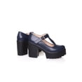 thumbnail image 3 of Ferndule Womens Block High Heel Platform Shoes Ankle Strap Pumps Mary Jane Shoes Round Toe, 3 of 6