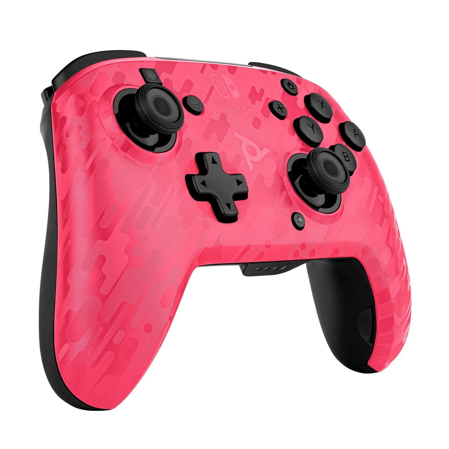 PDP Faceoff™ Wireless Deluxe Controller: Pink Camo - Nintendo Switch