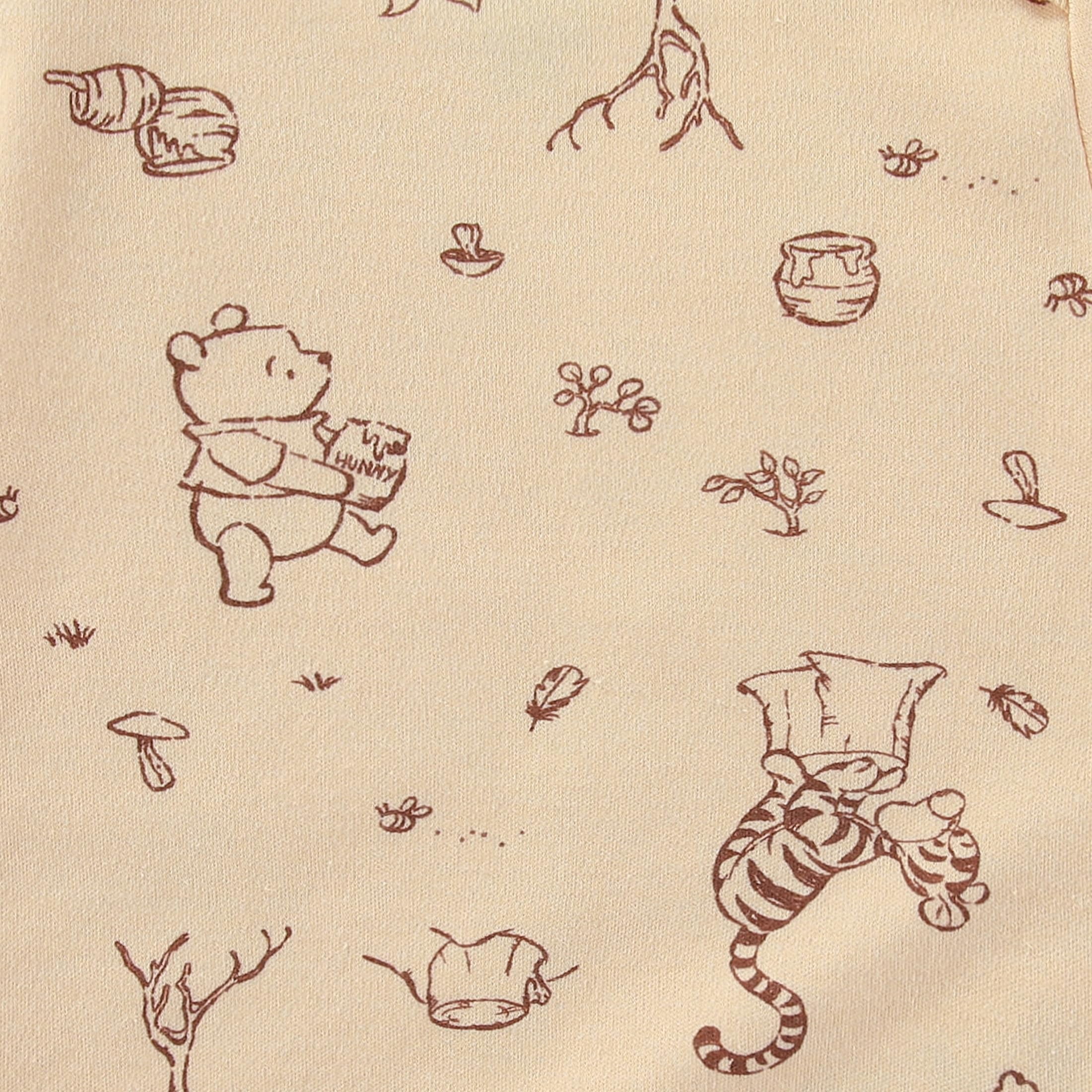 Disney Winnie the Pooh Bodysuit (Baby Boys), 3 Pack, Sizes 3M-12M