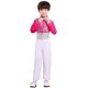 thumbnail image 4 of Cowsor Boys Disco Costume Kids 70s 80s Sequin Pop King Dance Star Halloween Carnival Party Cosplay Outfits, 4 of 5