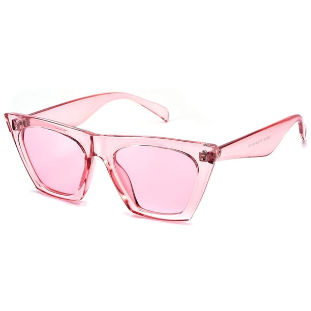 Lentes de Sol mosanana Cat Eye para Mujer con Protección UV400 Rosados